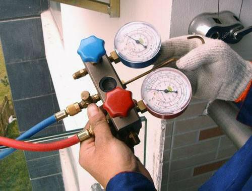 济南章丘区空调加氟-案例